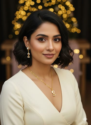 Elegant Gold-Toned Heart Pendant Necklace & Ruby Pearl Drop Earrings Set for Women