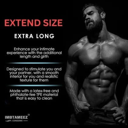 Imbtameez Premium Silicone Condom – Dragon Series | 5 Inch | Reusable & Durable