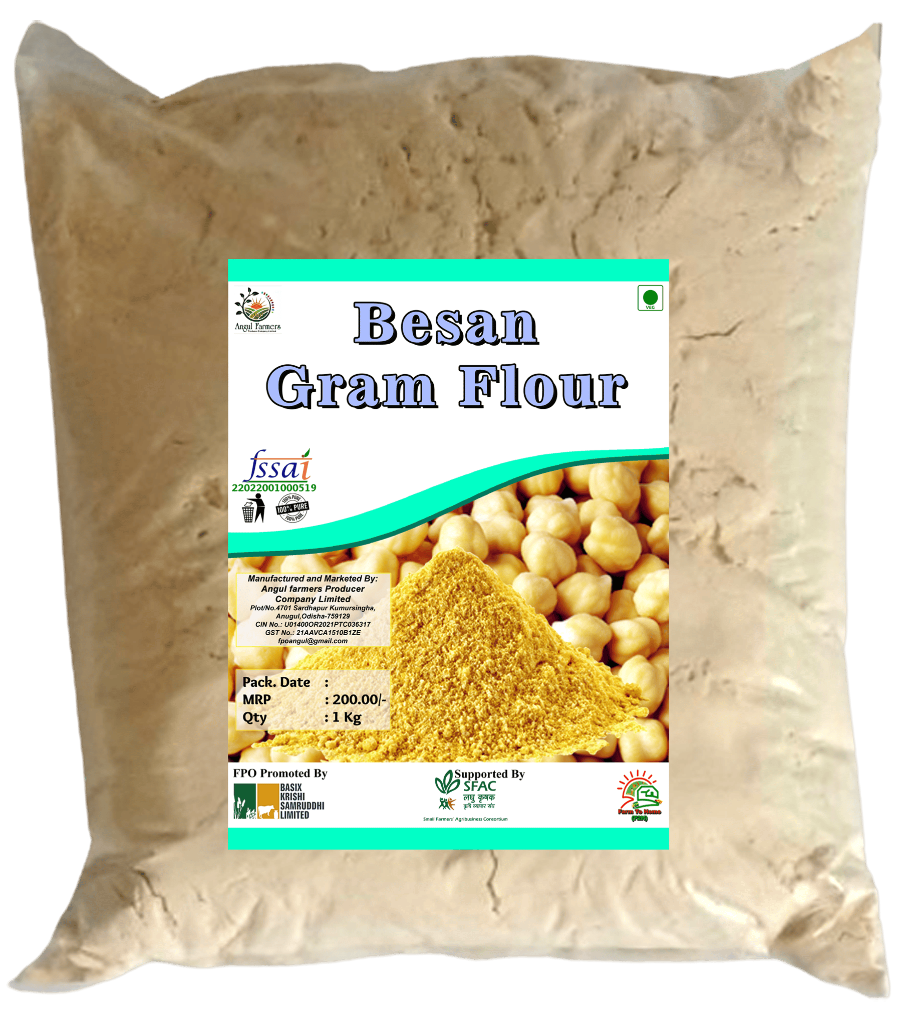 Gram Flour (Besan) | Channa Besan | 1 Kg