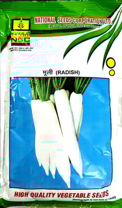 NSC Radish  Seeds - PUSA CHETKI - 250 gm NSC Radish  Seeds - PUSA CHETKI - 250 gm