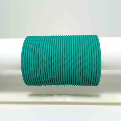 Metal Matte Finished Bangles "Persian Green Color Set of 36" .