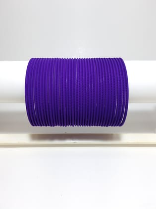 Metal Matte Finished  Bangles "Plum Purple color / Jamuni Set of 36".