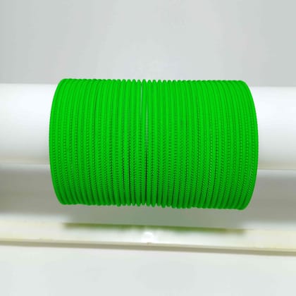 Metal Matte Finished  Bangles "Parrot Green Color Set of 36".