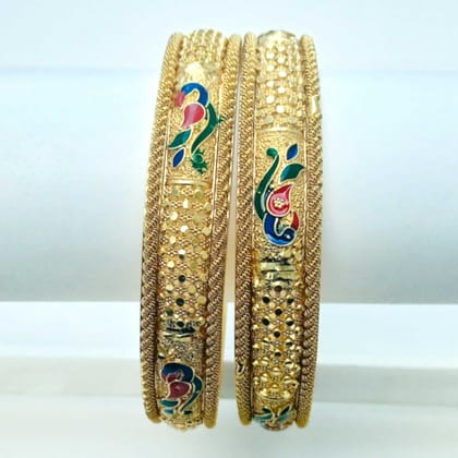 Traditional Gold Plated Bangles for Women.