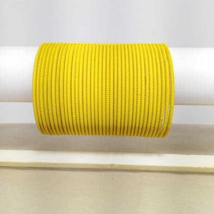 Metal Matte Finished  Bangles "Yellow Color Set of 36" .