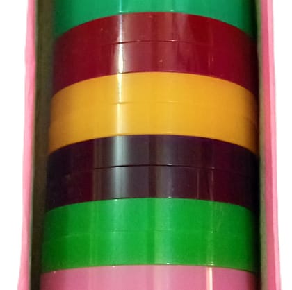 Plastic Flat 2 Cut Bangles Box "For Thread Work"