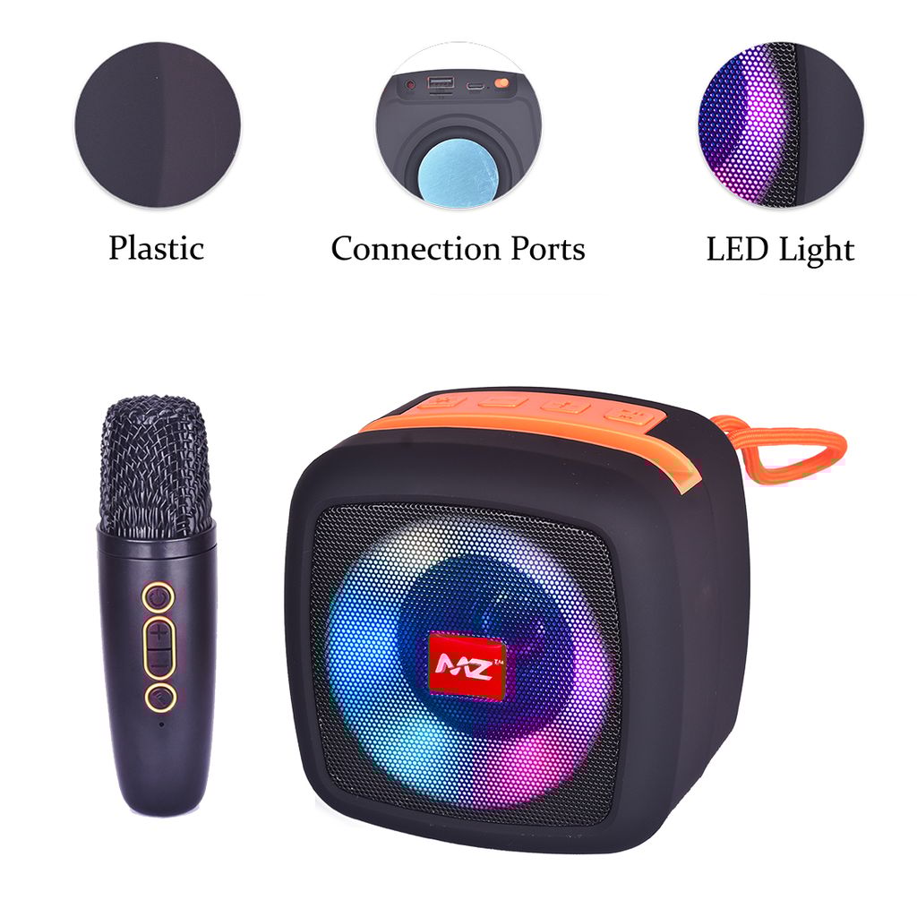 MZ Speaker with Mic | Portable Bluetooth Speaker | Speaker for Kids & Adults | Speaker With Mic | Speaker With Microphone | Bluetooth Speaker | Best Bluetooth Speaker | Portable Speaker