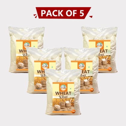 Wheat Flour (1 kg), pack of 5