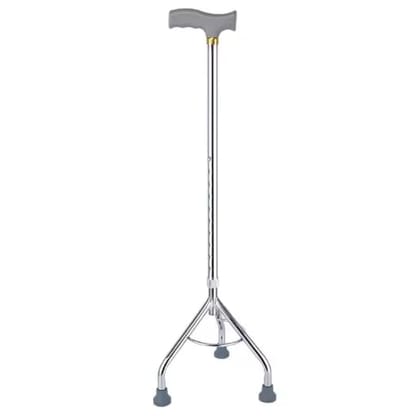 Height adjustable Walking Stick With 3 legs for elderly - Tripod  - ASSORTED