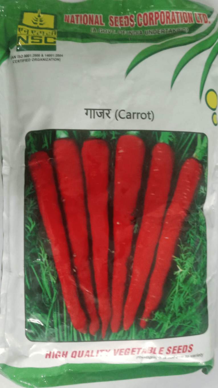 NSC-Carrot- Pusa Rudhira-250 g Truthfully Labelled Seed Pouch