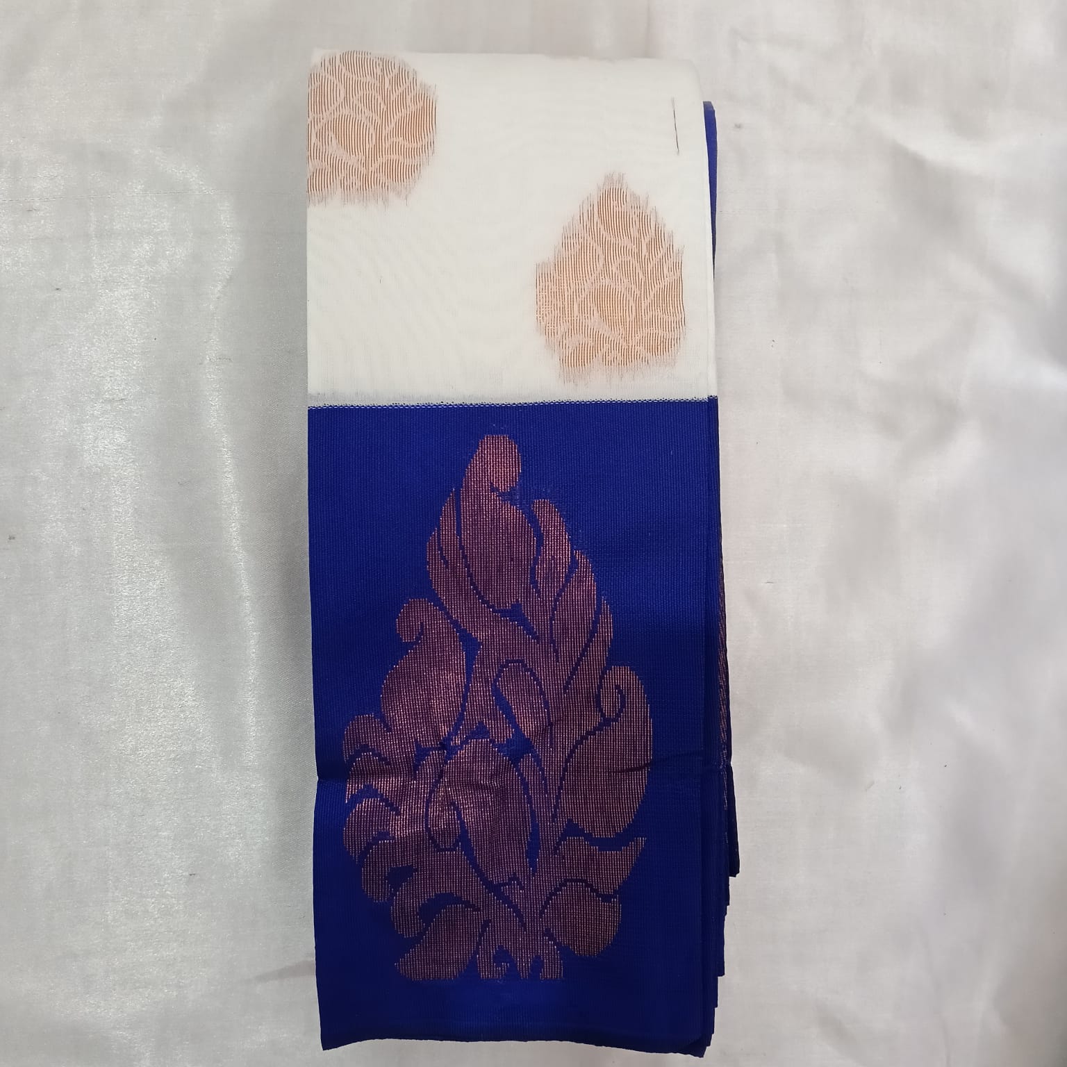 Korvai Silk Cotton Saree with Blouse