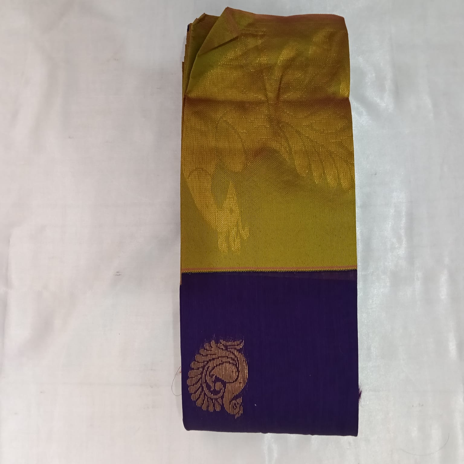 Korvai Silk Cotton Saree with Blouse