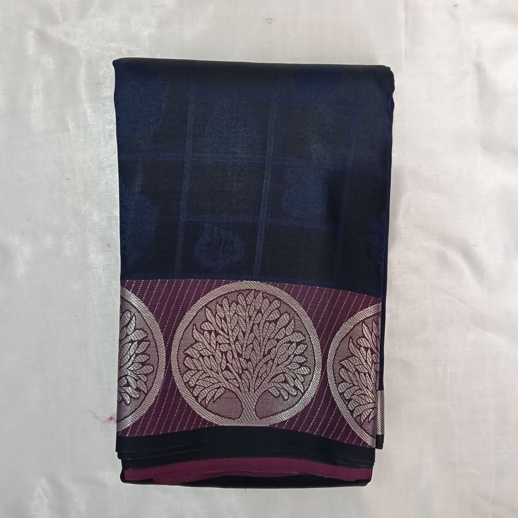 Poonthamil Silk Cotton Saree with Blouse