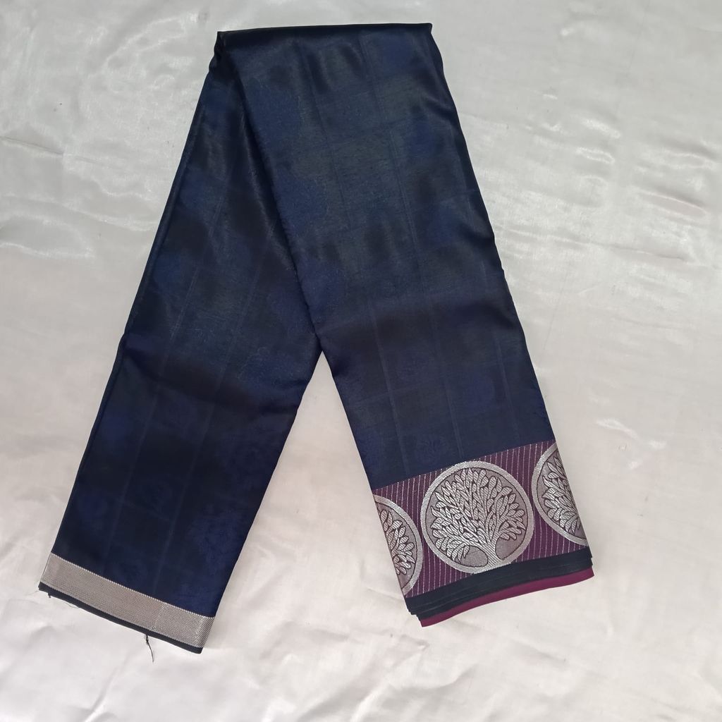 Poonthamil Silk Cotton Saree with Blouse