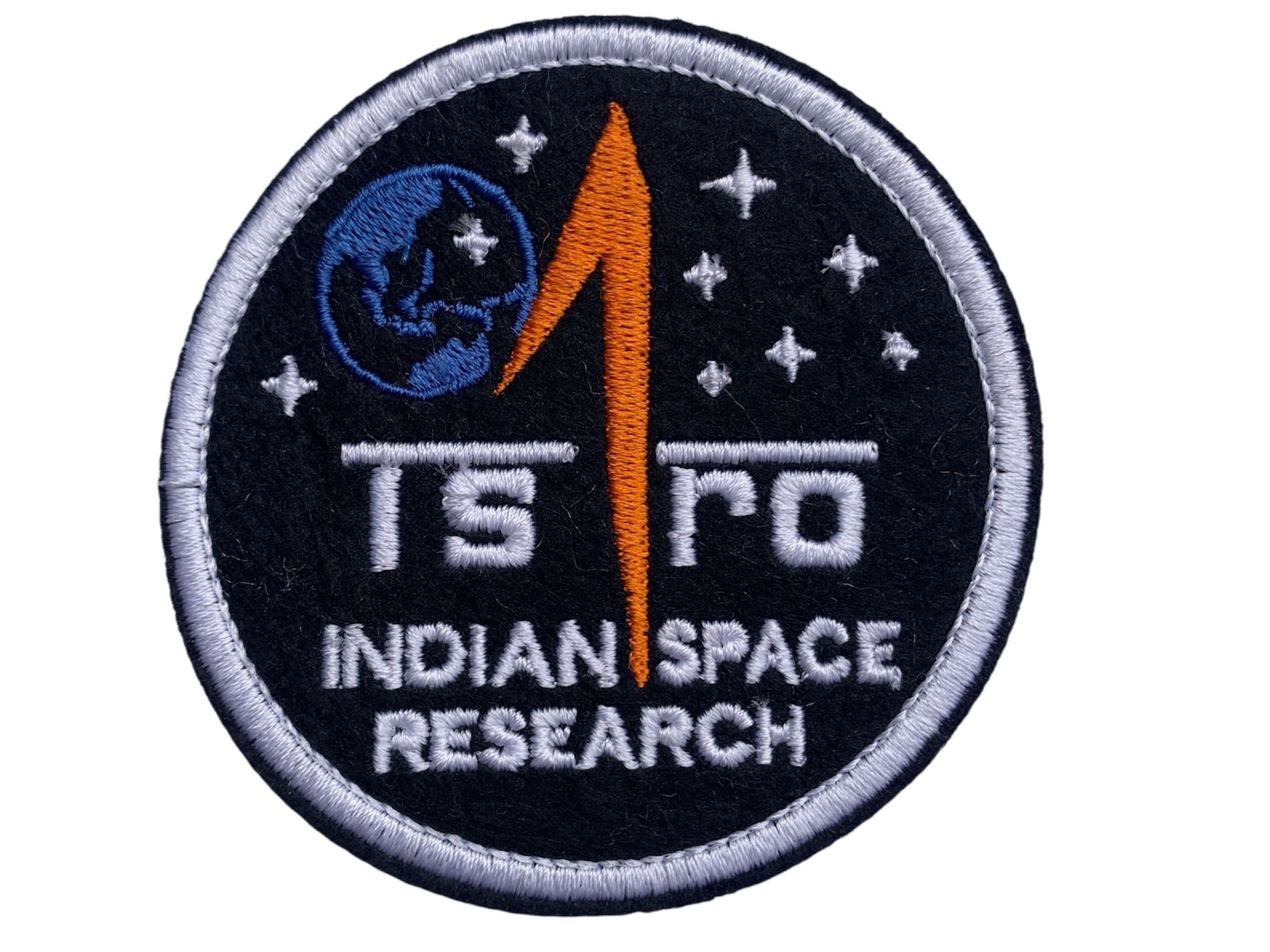 🚀 ISRO Mission Patch – Embroidered Tribute to India’s Space Pioneers