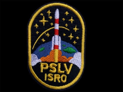 🚀 PSLV Launch Patch – ISRO’s Iconic Rocket in Flight