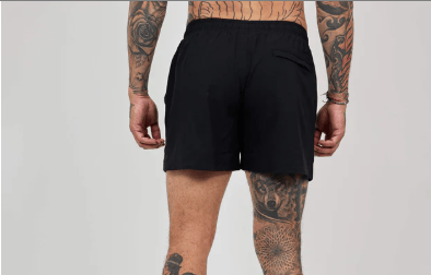 Men's Black Athletic Shorts | Quick-Dry, Gym, Running, Swim & Casual