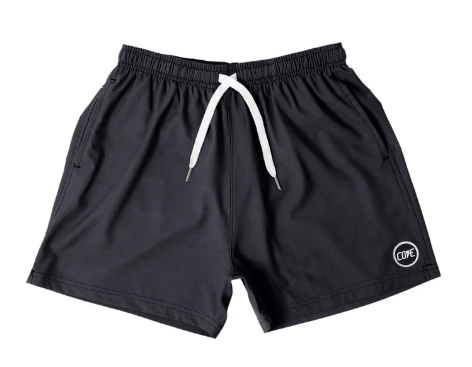 Men's Black Athletic Shorts | Quick-Dry, Gym, Running, Swim & Casual