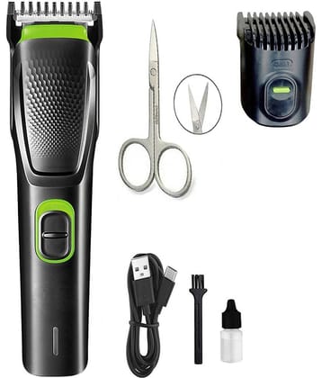 geemy Rechargeable Black Cordless Beard Trimmer With 45 minutes Runtime