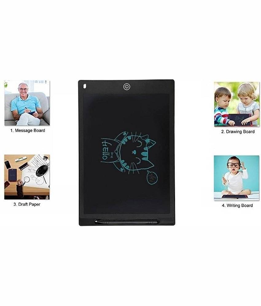 LCD Writing Tablet Drawing Board Erasable Slate Pad Electronic Blackboard for School Office Home Paperless Stationery