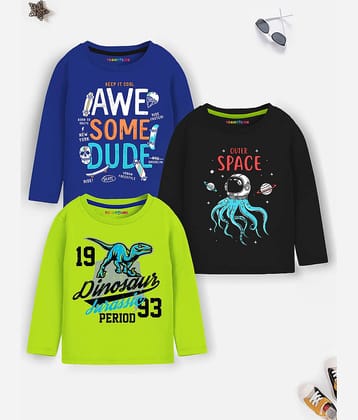 Trampoline Pack of 1 Boys Cotton Blend T-Shirt ( Multicolor1 )