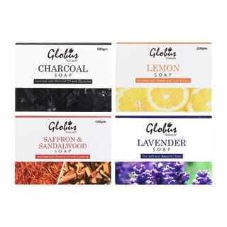 Globus Naturals Refreshing Soaps Pack of 4 
