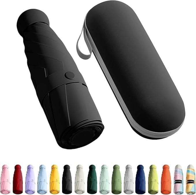 Blossom Compact Folding Umbrella, 108 cm Size, Water-Repellent, UV Protection, Pack of 1 (Multicolor)