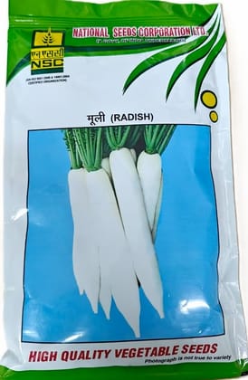 National Seeds Corporation (NSC) High Quality Radish (Mooli) Vegetable Seeds National Seeds Corporation (NSC) High Quality Radish (Mooli) Vegetable Seeds