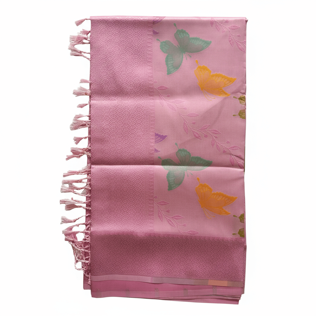 Meena Tissue Silk Cotton Saree with Blouse