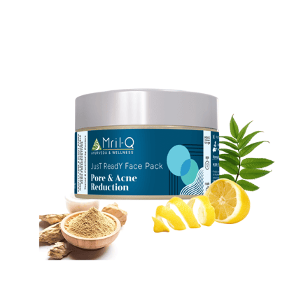 MrilQ JusT ReadY Face Pack | Pore Tightening & Acne Reduction | Normal to Oily & Acne-Prone Skin