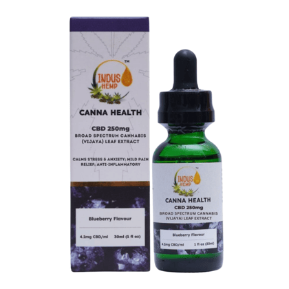 INDUS HEMP CANNA HEALTH CBD 250 MG - BLUEBERRY FLAVOUR
