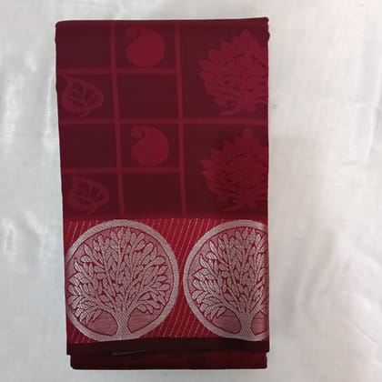 Poonthamil Silk Cotton Saree with Blouse
