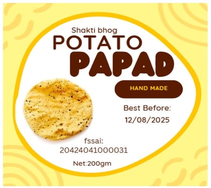 Potato Papad