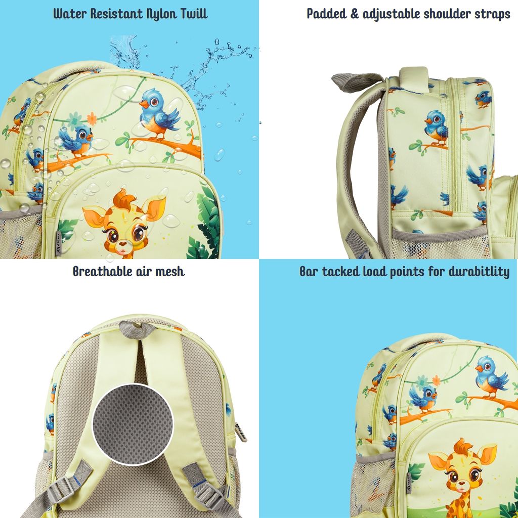 VISMIINTREND School Bags for Kids | School Backpack Bags | Water Resistant | Casual | Picnic | Travel | 2 to 5 Years Pre School Bags | Bag for Boys | Girls