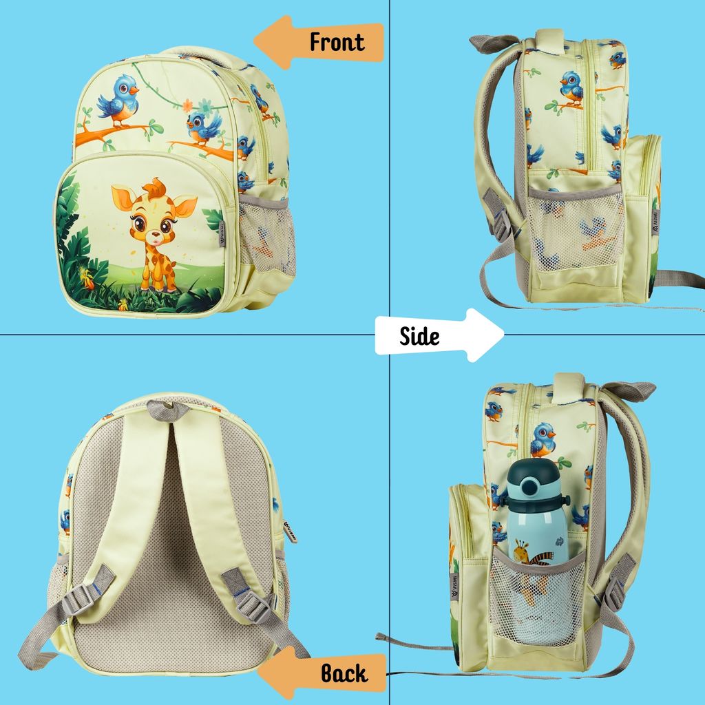 VISMIINTREND School Bags for Kids | School Backpack Bags | Water Resistant | Casual | Picnic | Travel | 2 to 5 Years Pre School Bags | Bag for Boys | Girls