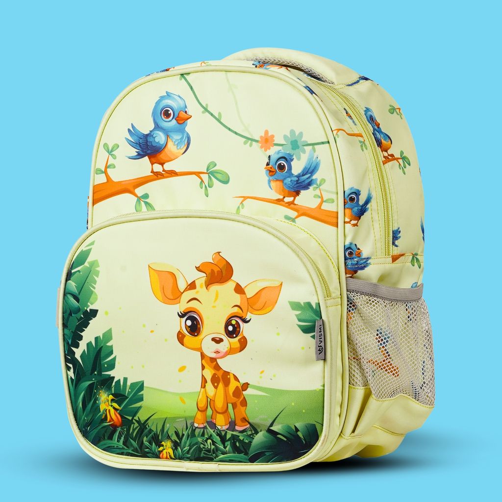 VISMIINTREND School Bags for Kids | School Backpack Bags | Water Resistant | Casual | Picnic | Travel | 2 to 5 Years Pre School Bags | Bag for Boys | Girls