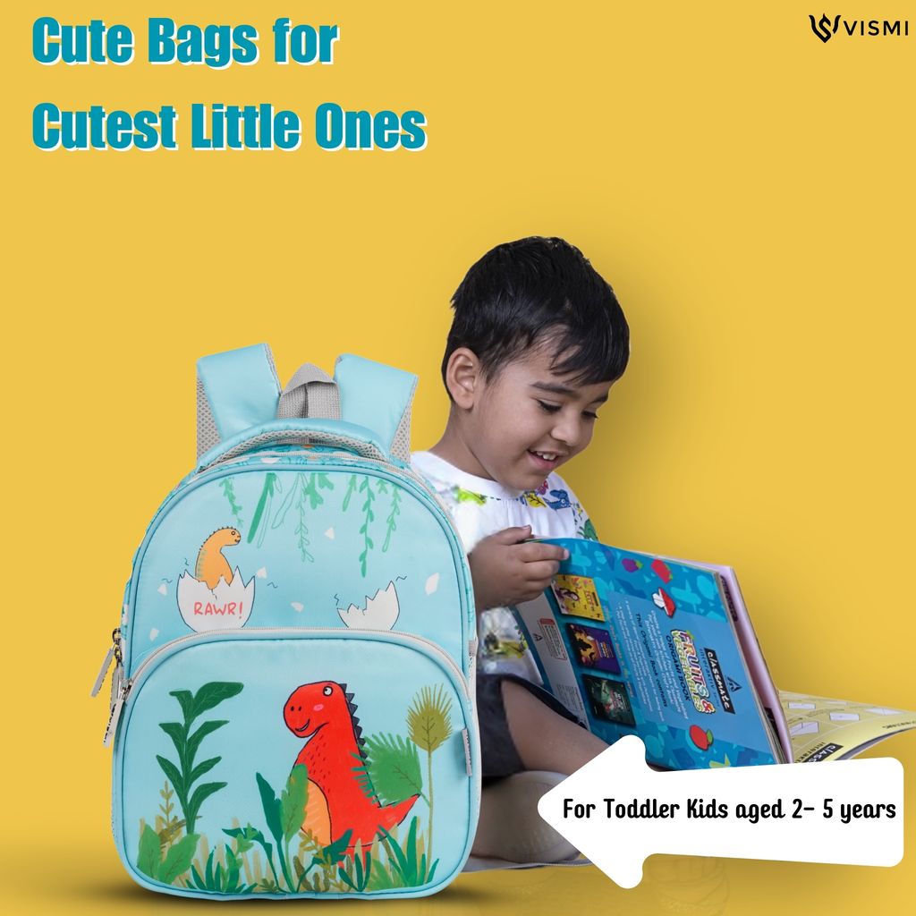VISMIINTREND School Bags for Kids | School Backpack Bags | Water Resistant | Casual | Picnic | Travel | 2 to 5 Years Pre School Bags | Bag for Boys | Girls