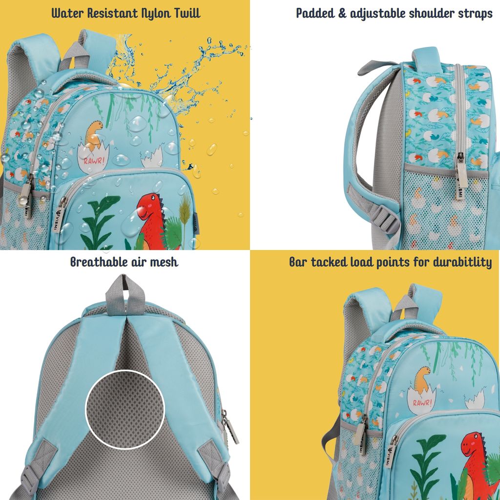VISMIINTREND School Bags for Kids | School Backpack Bags | Water Resistant | Casual | Picnic | Travel | 2 to 5 Years Pre School Bags | Bag for Boys | Girls