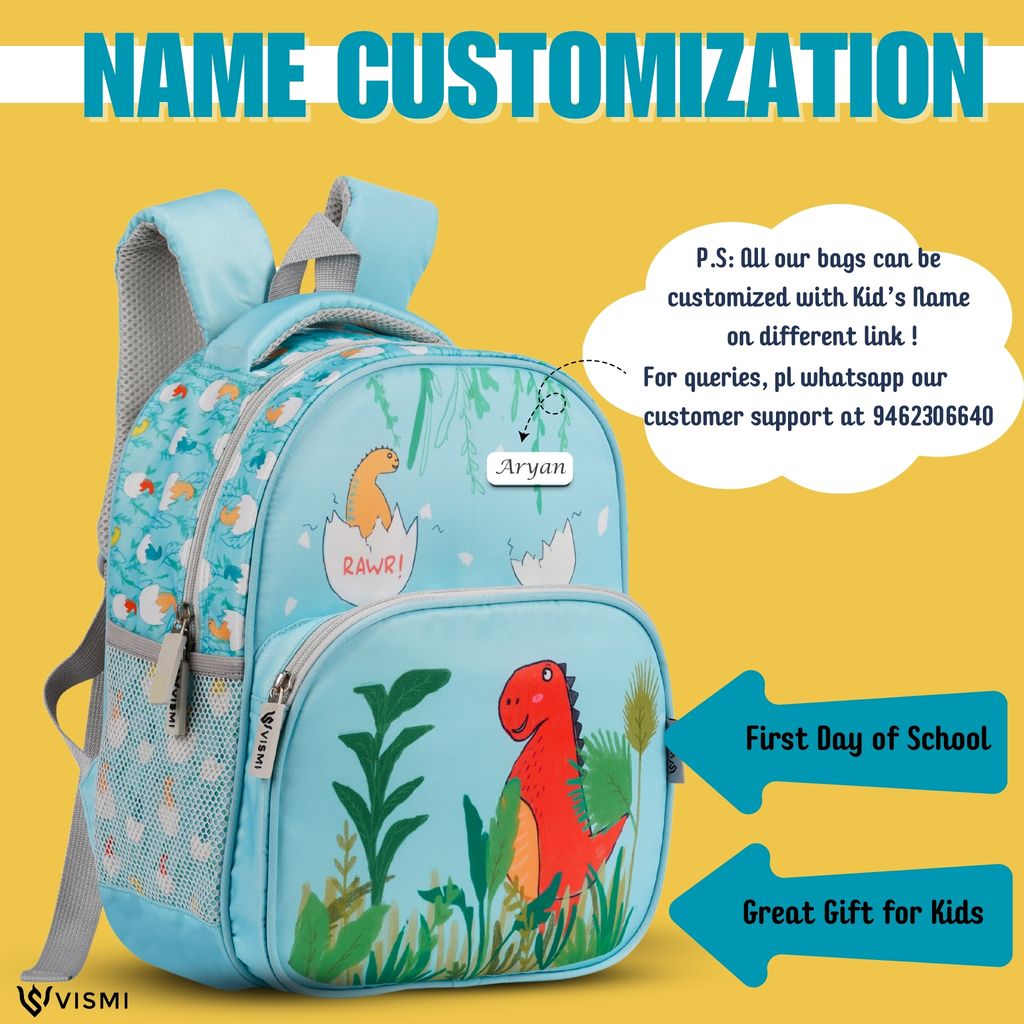 VISMIINTREND School Bags for Kids | School Backpack Bags | Water Resistant | Casual | Picnic | Travel | 2 to 5 Years Pre School Bags | Bag for Boys | Girls