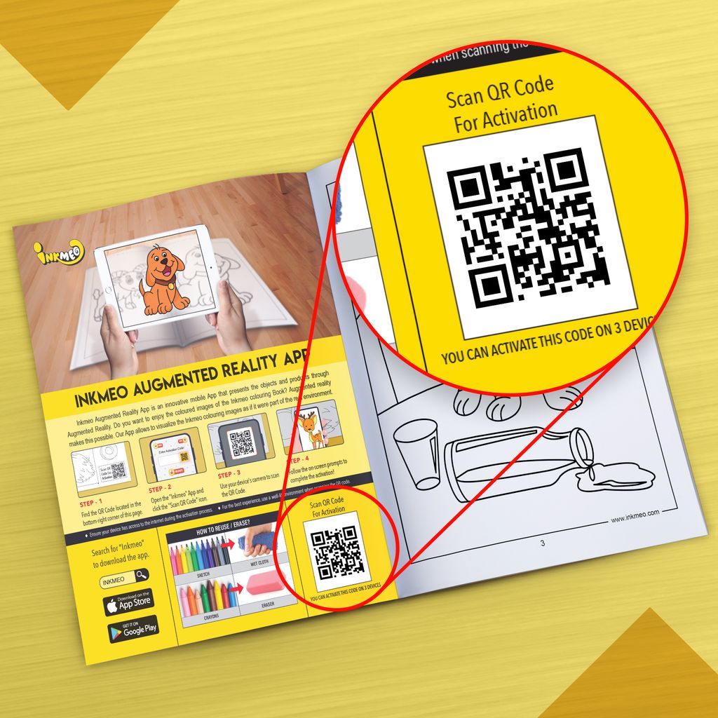 Animals Reusable Wall Colouring Books for Kids-Interactive AR Learning