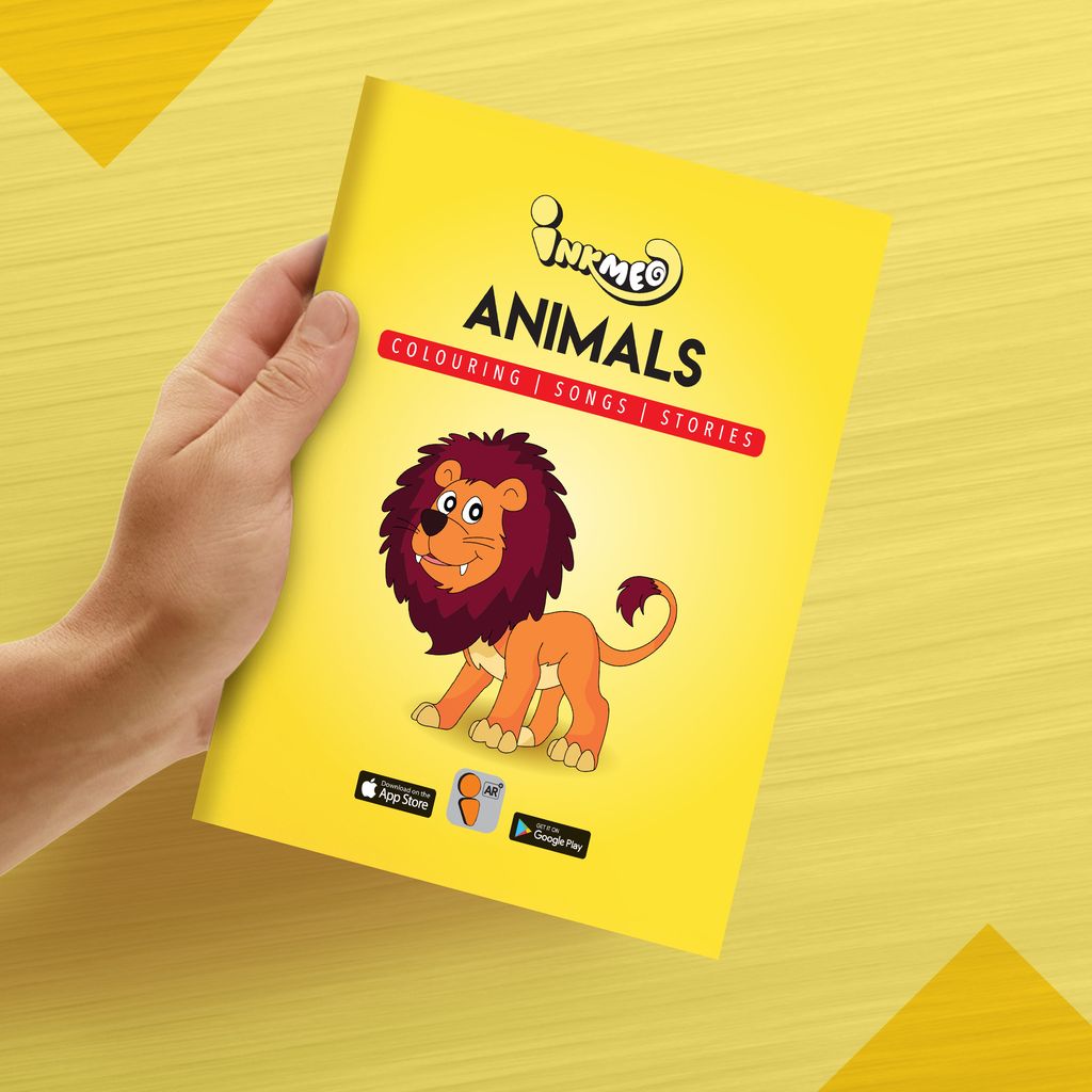 Animals Reusable Wall Colouring Books for Kids-Interactive AR Learning