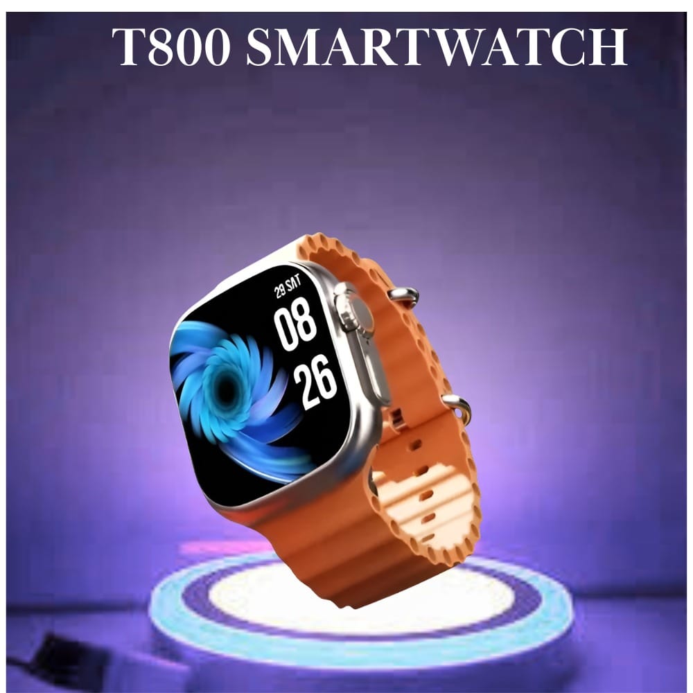 T800 Smartwatch: Advanced Fitness Tracker with Bluetooth Calling & Vibrant Display