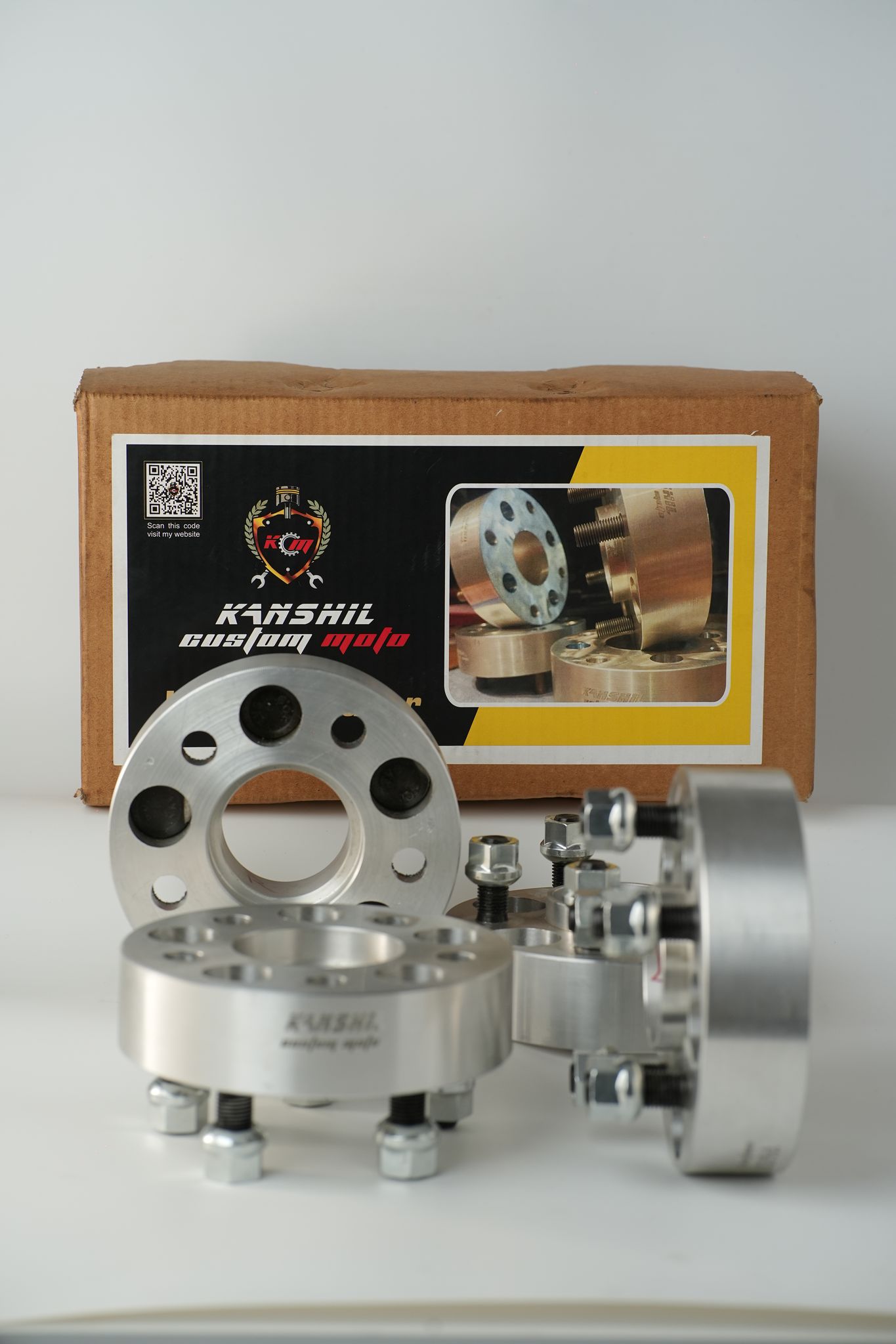 Wheel Spacers for For VOLKSWAGEN POLO Car - 1.5 inch by KANSHIL CUSTOM MOTO