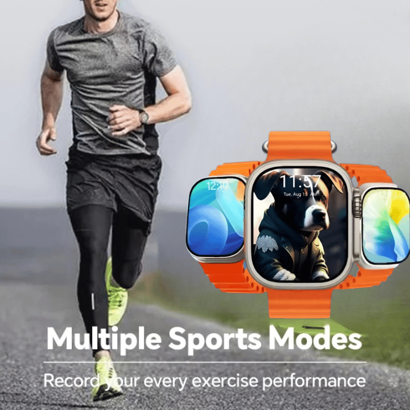 Advanced Fitness Smartwatch with HD Display & Comprehensive Health Tracking