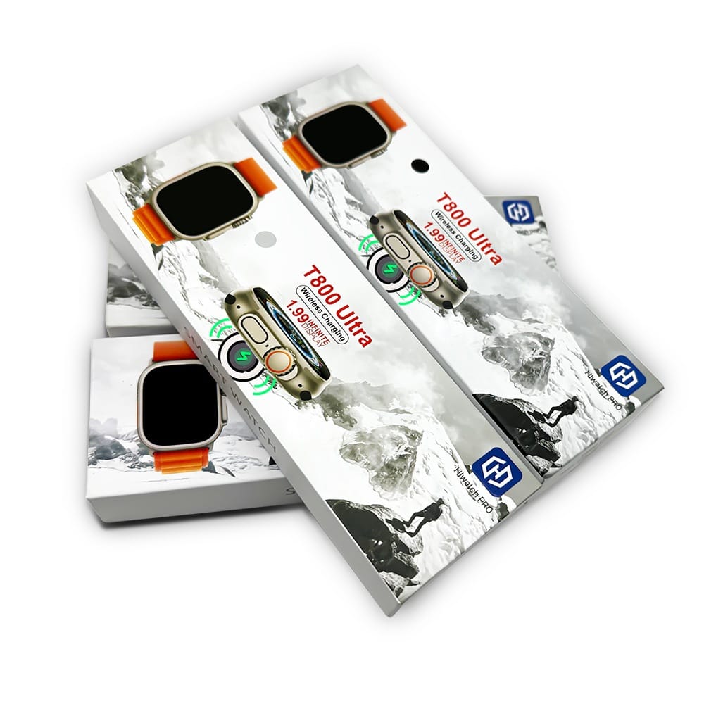 Premium Orange Sport Smartwatch | Health & Fitness Tracker with Ultra Design