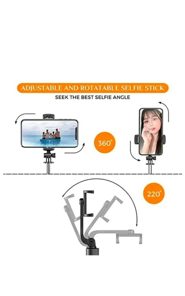 Detachable Bluetooth Remote Selfie Stick Tripod for Smartphones