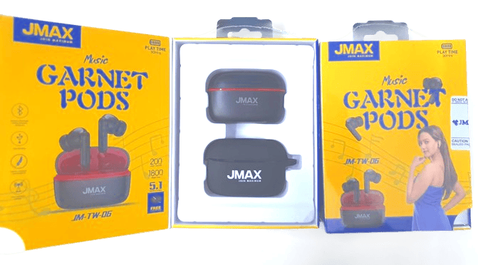 Genric Music Garnet Pods JM-TW-06 True Wireless Earbuds with 30H Playtime