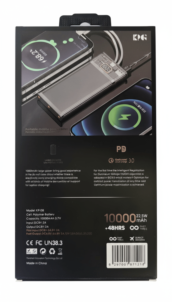 Generic 10000mAh 22.5W Fast Charging Power Bank