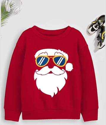 Trampoline Pack of 1 Boys Cotton Blend Sweatshirt ( Red )