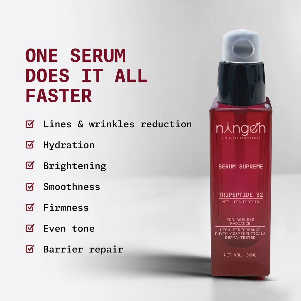 Ningen Serum Supreme | Lightweight Anti-Aging Face Serum | Best for Skin Smoothing & Brightening